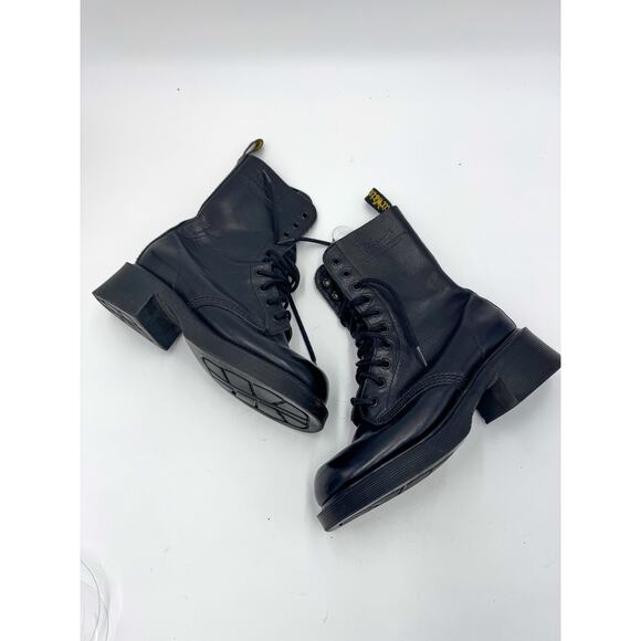 RARE 90s Dr. Martens Made In England 10-Eye Lace Up Boots Size Size 6 Women - Picture 8 of 10